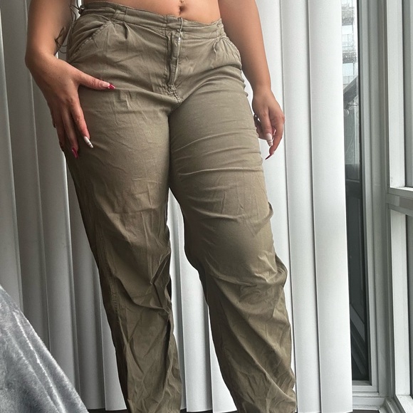 Green cargo pants - Picture 1 of 5